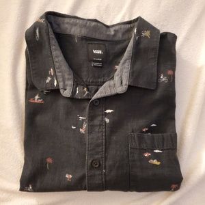 Van's Mens Button Up Size XXL